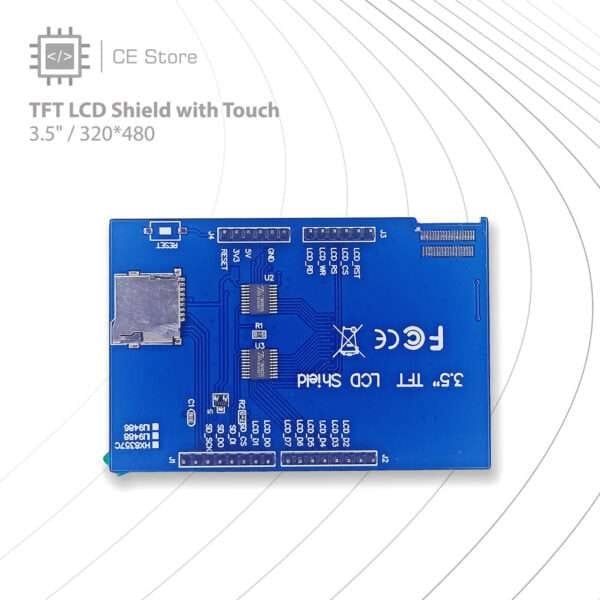 TFT LCD Shield with Touch (3.5" / 320*480) - Image 3