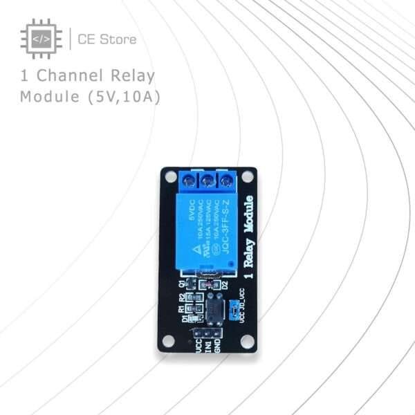 1 Channel Relay Module (5V,10A) - Image 2