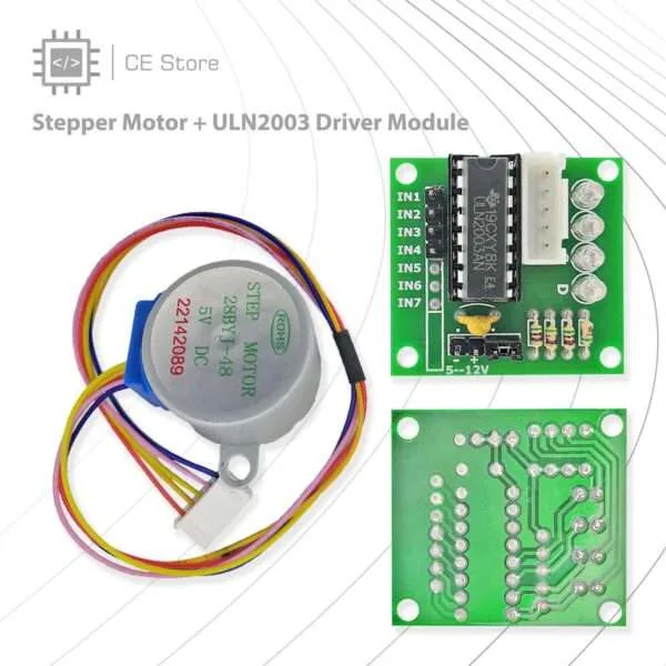 Stepper Motor + ULN2003 Driver Module