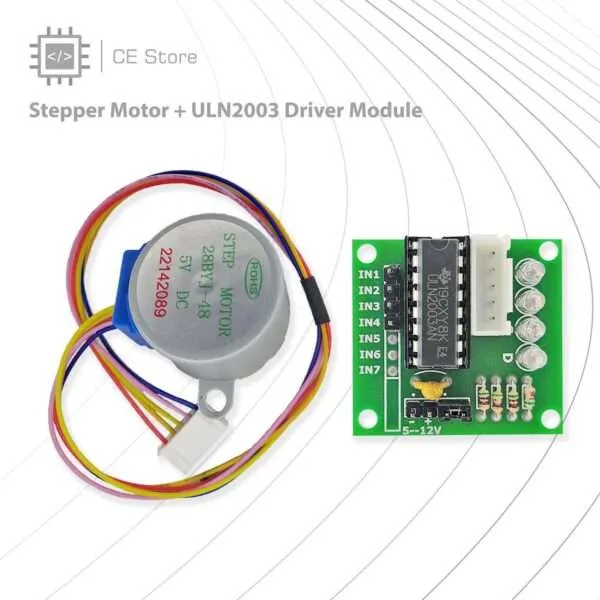 Stepper Motor + ULN2003 Driver Module - Image 2