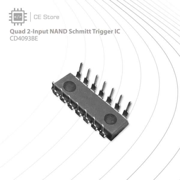 CD4093BE Quad 2-Input NAND Schmitt Trigger IC - Image 3