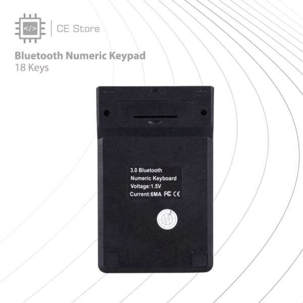 Bluetooth Numeric Keypad (18 Keys) - Image 2