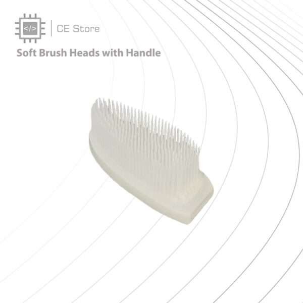 Soft Brush Heads with Handle (1Handle & 10Heads Pcs) - Image 2