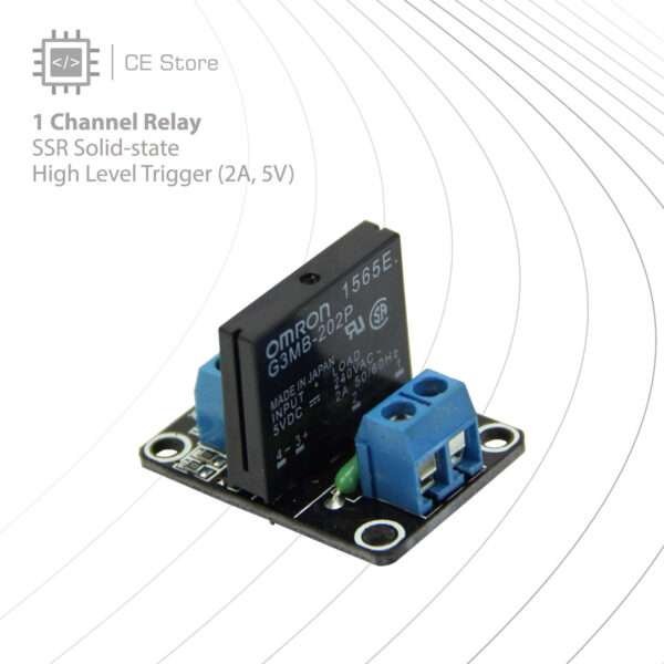 1 Channel SSR Solid-state Relay High Level Trigger (2A, 5V)