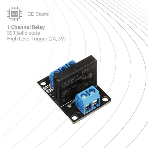 1 Channel SSR Solid-state Relay High Level Trigger (2A, 5V) - Image 2