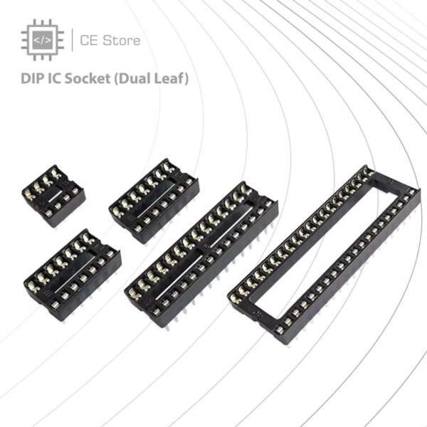 DIP IC Socket (Dual Leaf)