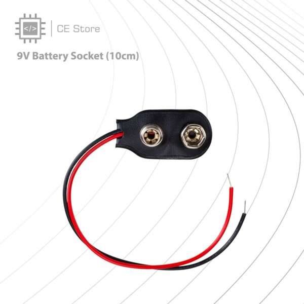 9V Battery Socket (10cm)