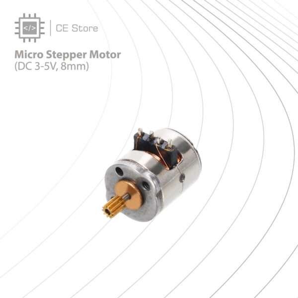 Micro Stepper Motor (DC 3-5V, 8mm)