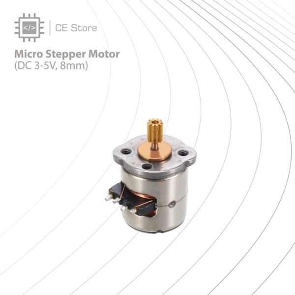 Micro Stepper Motor (DC 3-5V, 8mm) - Image 2