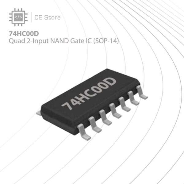 74HC00D Quad 2-Input NAND Gate IC (SOP-14) - Image 2