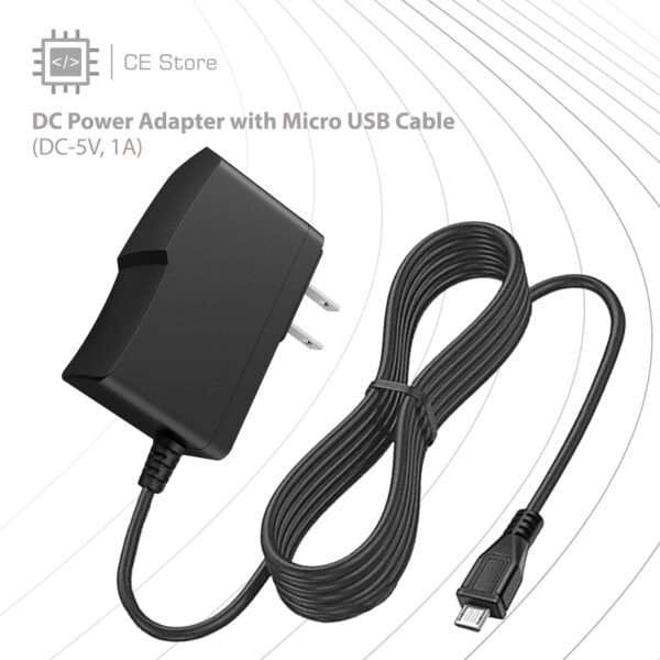 DC Power Adapter (DC-5V, 1A, Micro) - Image 3