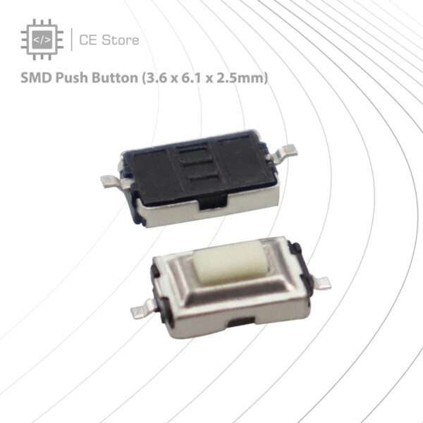 SMD Push Button (3.6 x 6.1 x 2.5mm)