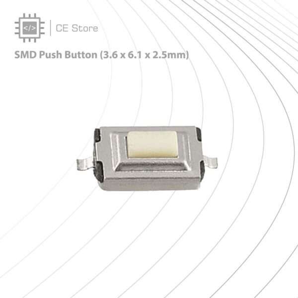 SMD Push Button (3.6 x 6.1 x 2.5mm) - Image 2