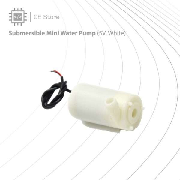 Submersible Mini Water Pump (5V, White)