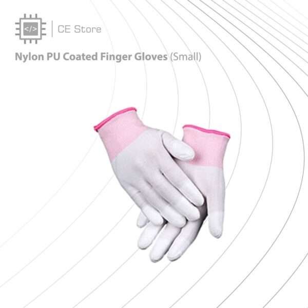 Nylon PU Coated Finger Gloves - Image 3