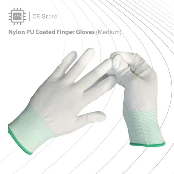 Nylon PU Coated Finger Gloves - Image 2