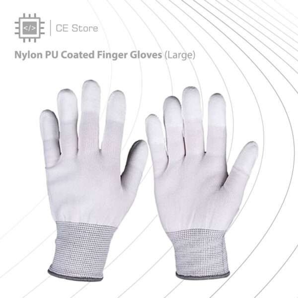 Nylon PU Coated Finger Gloves - Image 5