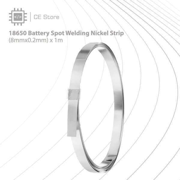 18650 Battery Spot Welding Nickel Strip (8mmx0.2mm) x 1m