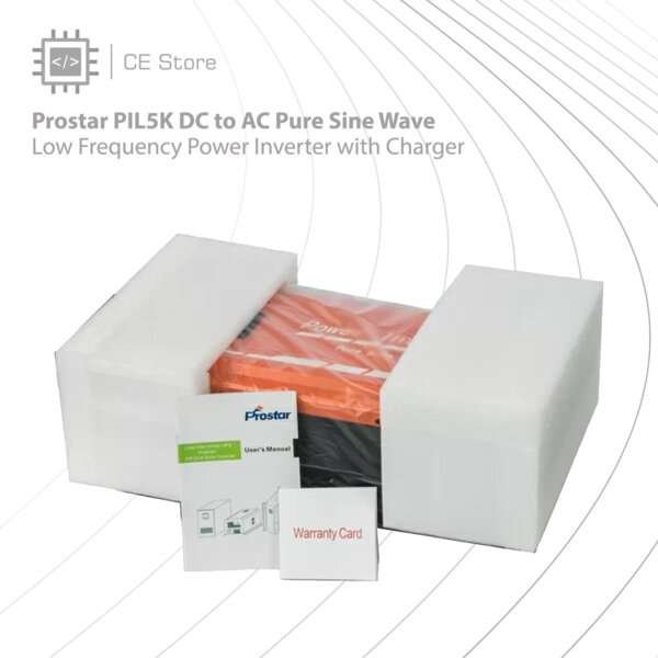 Prostar PIL5K DC to AC Pure Sine Wave Low Frequency Power Inverter with Charger  (INPUT-48VDC, OUTPUT-220VAC, 5000W) - Image 3