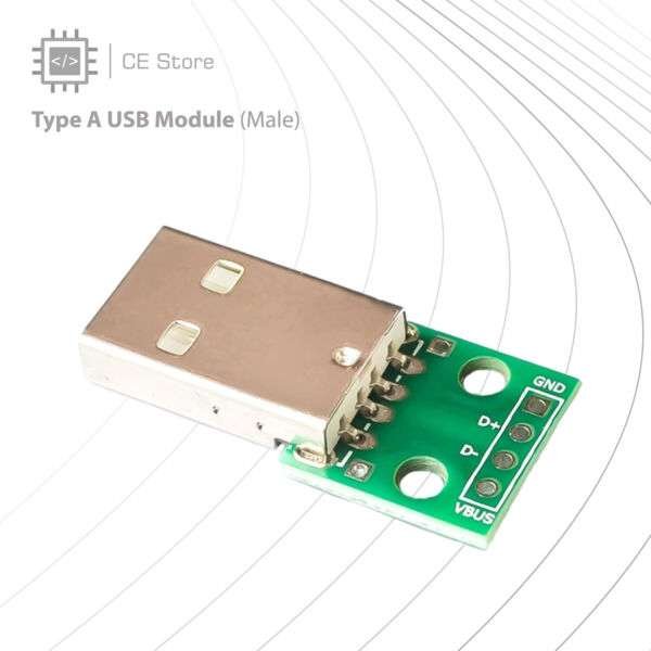 Type A USB Module (Male) - Image 2