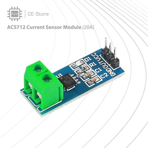 ACS712 Current Sensor Module (20A) - Image 2