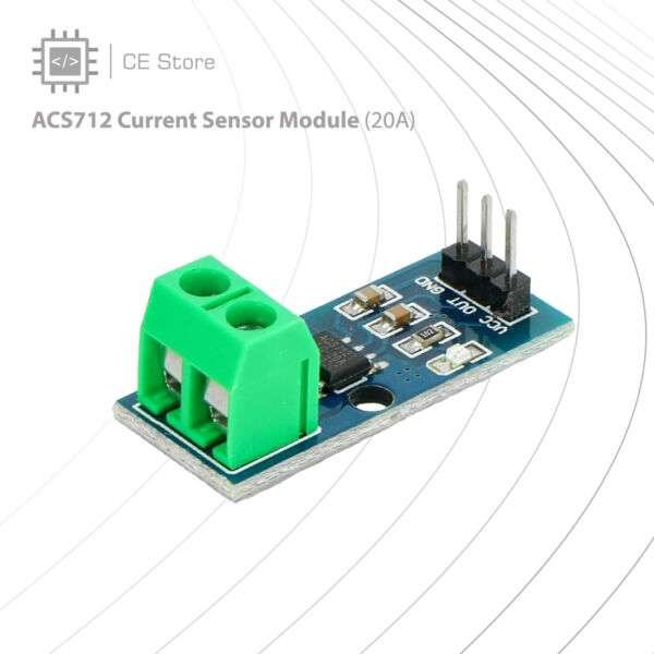 ACS712 Current Sensor Module (20A) - Image 3