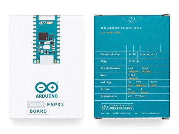 Arduino® Nano ESP32 with headers - Image 5