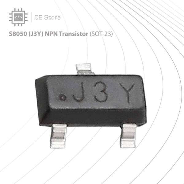 S8050 (J3Y) NPN Transistor (SOT-23) - Image 2