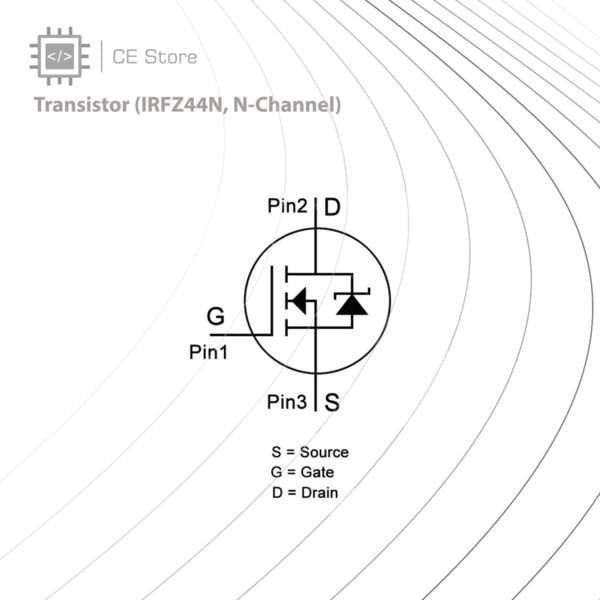 Transistor (IRFZ44N, N-Channel) - Image 4