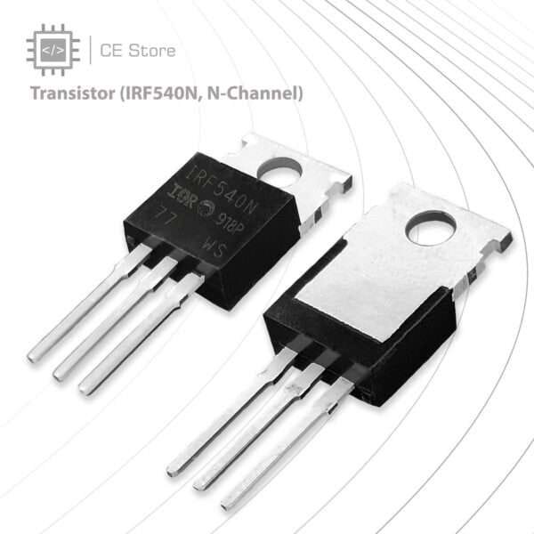 Transistor (IRF540N, N-Channel)