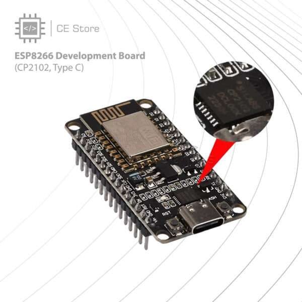 ESP8266 Development Board (CP2102, Type C) - Image 3